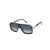 Carrera CA 1053/S/TI 80S/08 Ochelari de Soare pentru Bărbați Ramă Negru Auriu cu Lentile Albastre Degrad&eacute; 60-XL