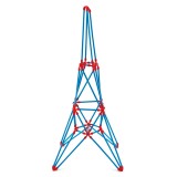 Jucarie din bambus Flexistix - Turnul Eiffel (62 piese), Hape