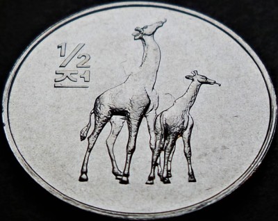 Moneda FAO 1/2 CHON - COREEA de NORD, anul 2002 * cod 1901 B - UNC DIN FASIC! foto