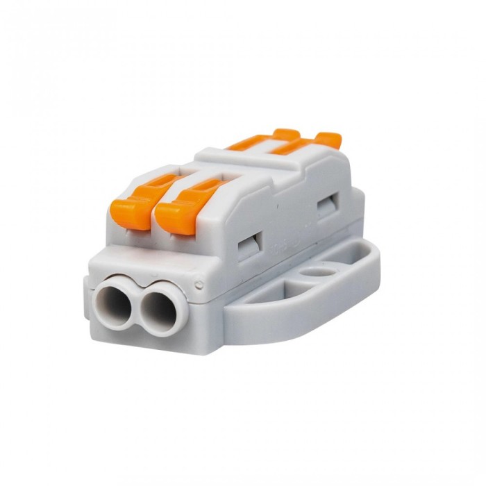 Conector legatura Doza 2 Poli, Dublu, KV223-2P, 32A 600V 0.08-4.0mm2