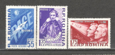 Romania.1961 Posta aeriana-Cosmonautica YR.261 foto