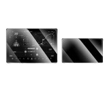 Set 2 folii de sticla securizata, flippy, compatibila cu tesla model 3 / tesla model y, ecran frontal si spate, 4k ultra hd, anti-amprenta, 2.5d, tran