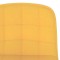 Scaune de bar, 2 buc., galben, material textil - 7