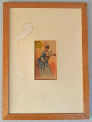 Fleischmann &amp;amp; co. - Compressed yeast card reclama cca 1890 SUA foto