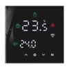 Termostat centrala WIFI inteligent cu fir, controlat din aplicatie telefon pentru incalzirea termica pe gaz M3H, display capacitiv, Negru, Oem