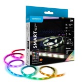 Banda LED 7W RGB 80lm IP20 2m USB cu telecomanda, LEDST-LS7W2MRGBR-MDE, Oem
