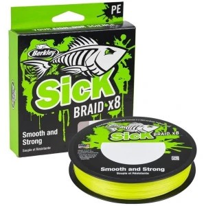 Fir Textil Berkley Sick Braid, HV Yellow, 150m, 0.12mm, 11.2kg foto