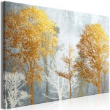 Cumpara ieftin Tablou - Hoarfrost and Gold (1 Part) Wide 90x60 cm