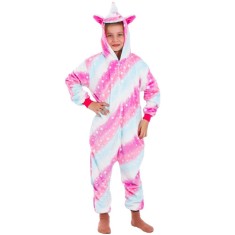 Pijama tip salopeta pentru copii, model unicorn, marime 130-140cm Household NewTrend