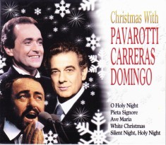 CD Colinde: Christmas with Pavarotti Carreras Domingo ( original, stare f.buna )