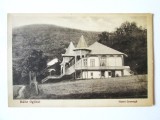 Rară! Baile Oglinzi(Neamt):Hotel Creanga,carte poștala necirculată anii 20