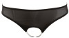 Chilot Tanga Negru cu Decupaj si Perle COTELLI LINGERIE, Marime S, Poliamida/Elastan