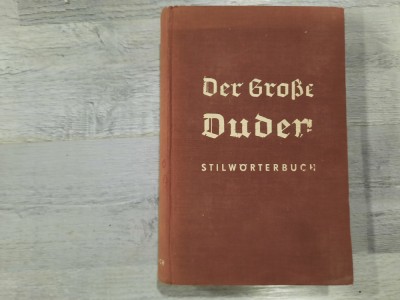 Der Grobe Duden Stilworterbuch foto