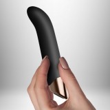 Vibrator Punctul G Chaiamo G, Negru, 15 cm