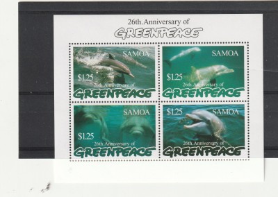 Fauna ,delfini ,Greenpeace ,Samoa. foto
