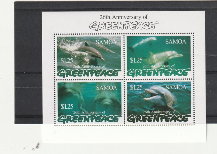 Fauna ,delfini ,Greenpeace ,Samoa.