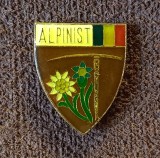 Insigna Turism - &quot;FLOARE de COLT&quot; - ALPINIST - ROMANIA
