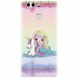 Husa silicon pentru Huawei P9 Plus, Mermaid Unicorn Play