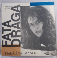 (52) DISC VINIL ROMANESC - MADALINA MANOLE - FATA DRAGA foto