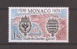 Monaco 1979 - 450 de ani de la vizita &icirc;mpăratului Carol al V-lea, MNH