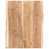 Blat de masă, 60x(50-60)x3,8 cm, lemn masiv de acacia