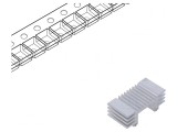 Radiator Extrudat Metalic 12,7mm x 25,91mm