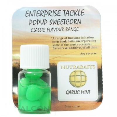 Porumb artificial Enterprise Tackle Classic Flavour Range - Garlic Mint/ Corn Fluoro Green foto