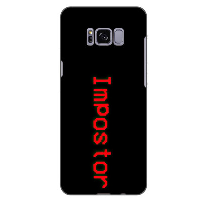 Husa compatibila cu Samsung Galaxy S8+ Plus Silicon Gel Tpu Model Among Us Impostor foto
