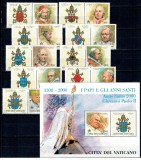 Vatican 2000 - Anul Sf&acirc;nt, Papi, serie cu viniete si colita neuzata