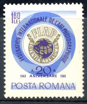 1956 LP684 serie A 20-a Aniversare FIAP MNH foto