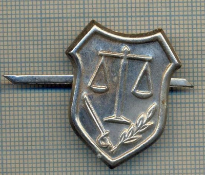 Y 1703 INSIGNA - MILITARA -SEMN DE ARMA -JUSTITIE MILITARA -PENTRU COLECTIONARI foto