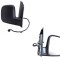 Oglinda exterioara VW Caddy 3/Life (2K) 03.2004-06.2010 Partea Dreapta Crom Convex Electrica Cu Incalzire, carcasa neagra, View Max