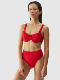 Top de baie bikini pentru femei - roșu, 4F Sportswear