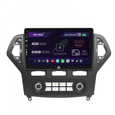 Navigatie Ford Mondeo (2007-2010) Clima Automata, Android 13, A-Octacore 4GB RAM + 64GB ROM, 10.1 Inch - AD-BGA10004+AD-BGRKIT127