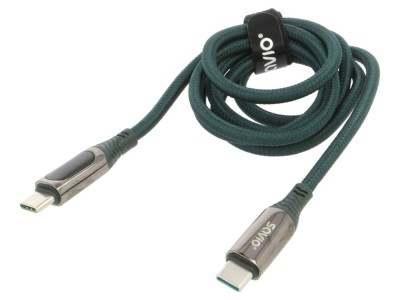 Cablu USB C 2.0 negru 1m foto