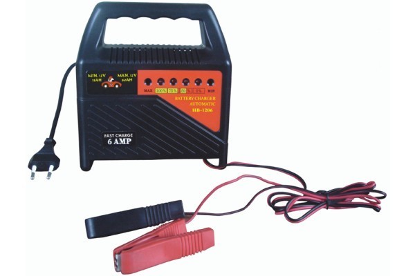 Redresor Incarcator Auto Baterii cu Plumb 12V 6A 230V 80W cu LED Indicator Incarcare si Protectie Redresor Incarcator Auto Baterii cu Plumb 12V 6A 230V 80W cu LED Indicator Incarcare si Protectie