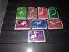 TIMBRE ROMANIA LP 448 1957 FAUNA DIN DELTA DUNARII, Nestampilat