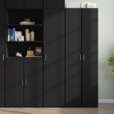 VidaXL Dulap &icirc;nalt, negru, 40x42,5x185 cm, lemn prelucrat
