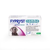 Cumpara ieftin Fypryst Combo Dog XL 402 mg, pipete antiparazitare caini talie foarte mare (40 - 60 kg), cutie 3 pipete, KRKA