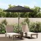 Gossi umbrela de soare de exterior, stalp aluminiu, antracit, 270 cm