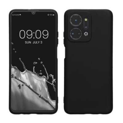 Husa kwmobile pentru Honor X7a, Silicon, Negru, 60985.01 foto