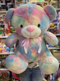 Urs de plus Multicolor - Urs Curcubeu 60cm
