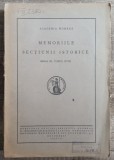 Memoriile sectiunii istorice, seria III, tomul XVIII// Academia Romana, 1936-37