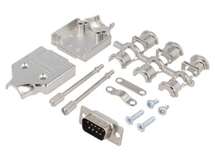 Conector D-Sub 9 Pin tată drept
