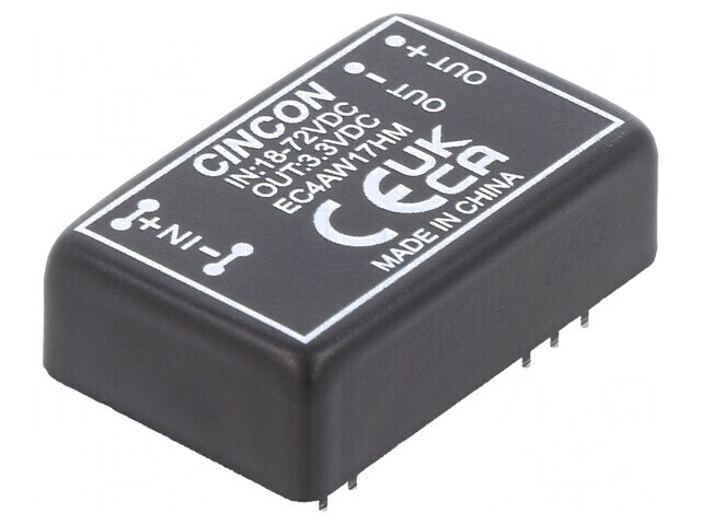 Convertor DC/DC 3,3V 6W 18-72V
