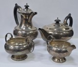 Patru piese WALKER &amp; HALL din argint, Sheffild, cca. 1904