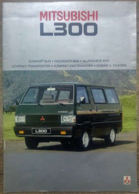 Brosura prezentare Mitsubishi L300// limba germana foto