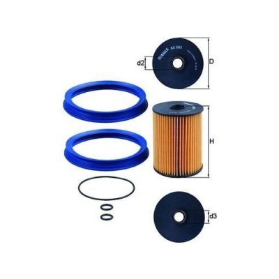 Mahle filtru combustibil foto