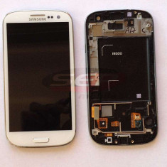 LCD+Touchscreen cu Rama Samsung Galaxy S III I9300 WHITE
