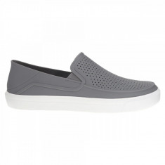 Pantofi Crocs CitiLane Roka Slip-on M Gri - Smoke/White foto